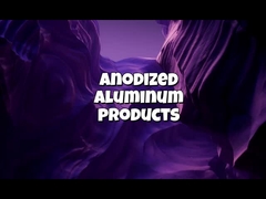 Produits d'aluminium de qualité 6063, coupés, CNC, forés, brossés, anodisés