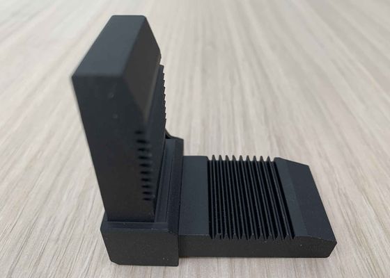 Aluminium Extrusion Profiles T Slot T5 Right Angle Joint Bracket For Corner Connecting OEM Customized Black Color