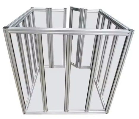 Profil d'extrusion d'aluminium industriel personnalisé cadre 4080 4040 T fente Profil d'aluminium extrudé pour système de machine robot