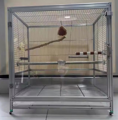 Profil d'extrusion d'aluminium industriel 2020 3030 Série T Barres en aluminium carré à fente pour cage d'oiseau personnalisée