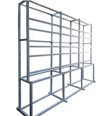 Stand d'affichage en alliage d'aluminium de style industriel et étagère murale avec profil d'extrusion en aluminium à fente T 3030 4040