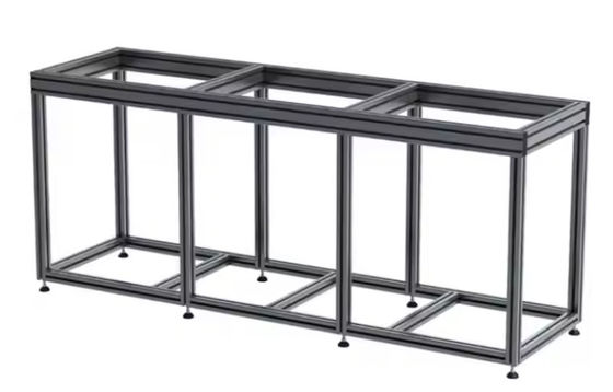 Profil d'aluminium personnalisé bâtiment système d'aquarium racks cadre industrie des étagères en aluminium réservoir de poisson bassin de poisson stand de l'affichage réservoir de poisson rack