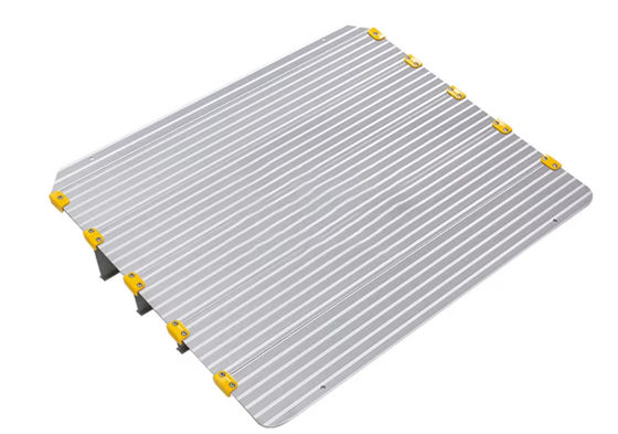 Rampe d'accès en aluminium à vente chaude, élévation de 4 pouces, rampes portables légères pour handicapés, rampe de seuil